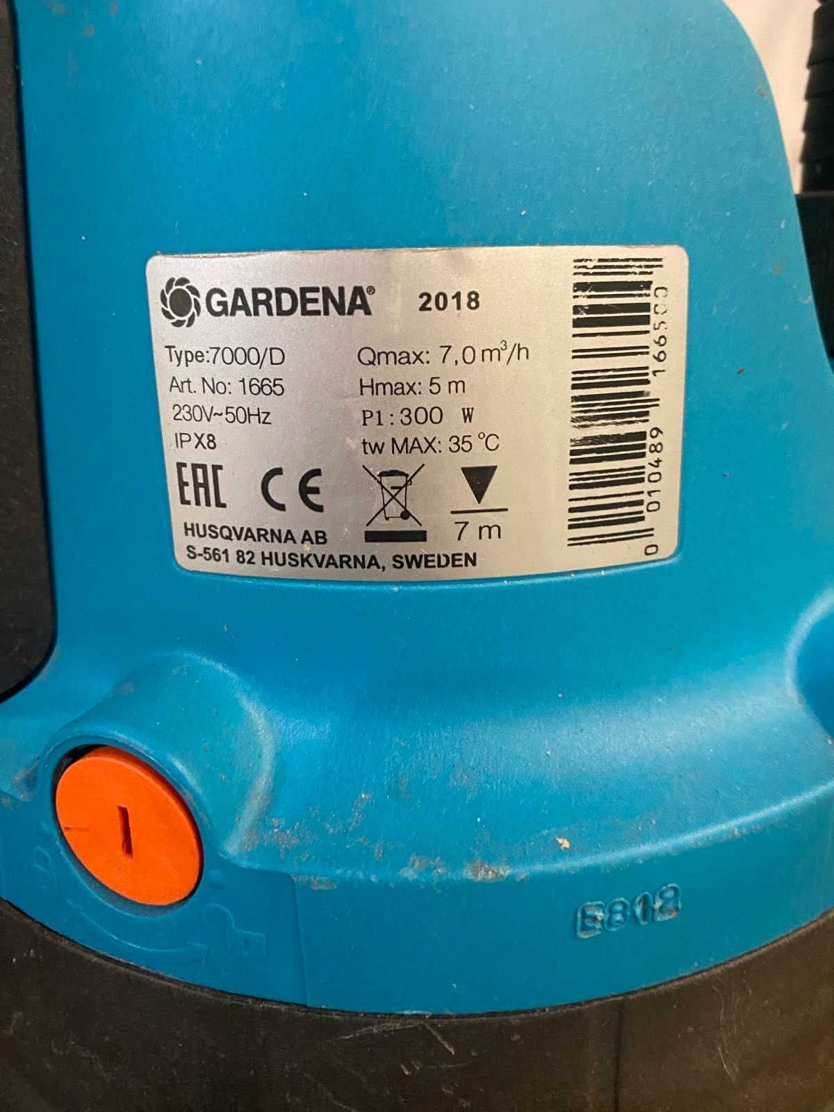 Насос дренажный Gardena 7000/C бу