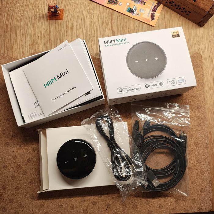 WiiM Mini, streamer, Airplay, Spotify, Tidal, Bluetooth