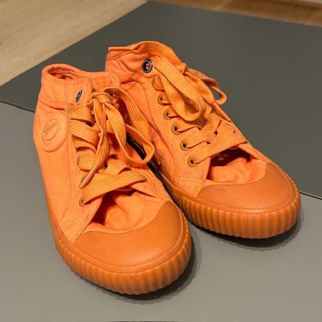Pomarańczowe trampki Pepe Jeans