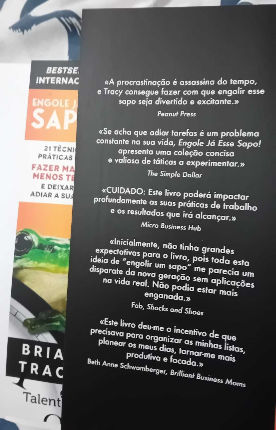 Livro Engole Já Esse Sapo - Brian Tracy