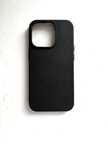 Czarne etui silikonowe do iPhone 15 Pro