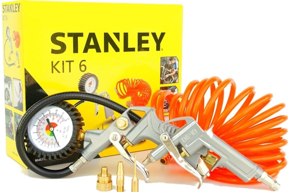Zestaw Pneumatyczny Stanley Pistolet Wydmuchowy 6 el