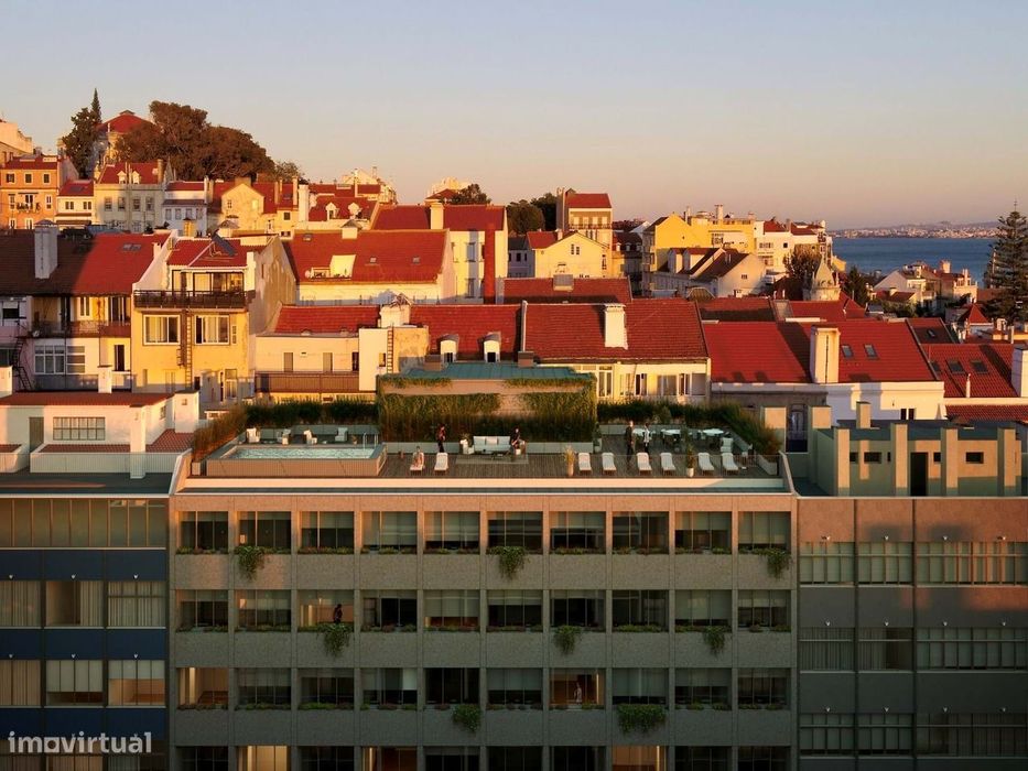 Apartamento T1 no INFANTE RESIDENCES, na Estrela I Lisboa