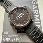 Zegarek Garmin Fenix 7x Pro Solar, czarny.