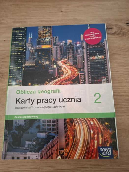 Oblicza geografii 2. Karty pracy ucznia. Zakres podstawowy