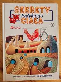 książka Sekrety ludzkiego ciała Mięśnie cz1 Deagostini