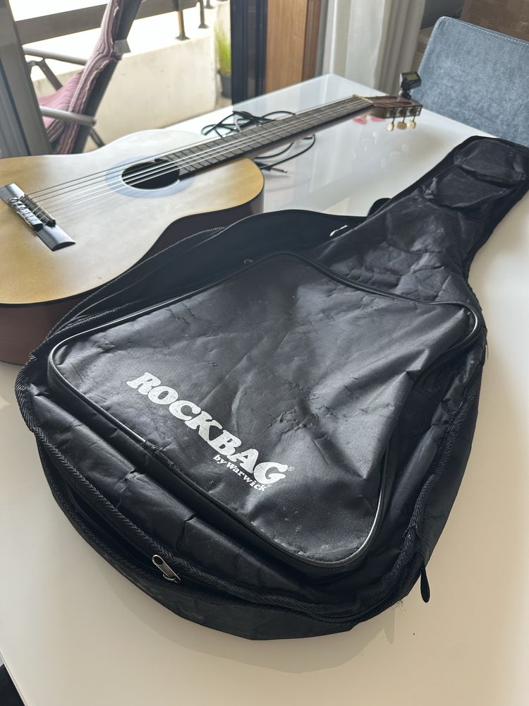 Guitarra classica Lusitana com afiandor e mala