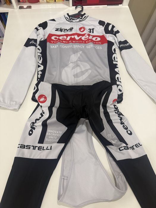Conjunto jersey e calças com bibs btt/ ciclismo