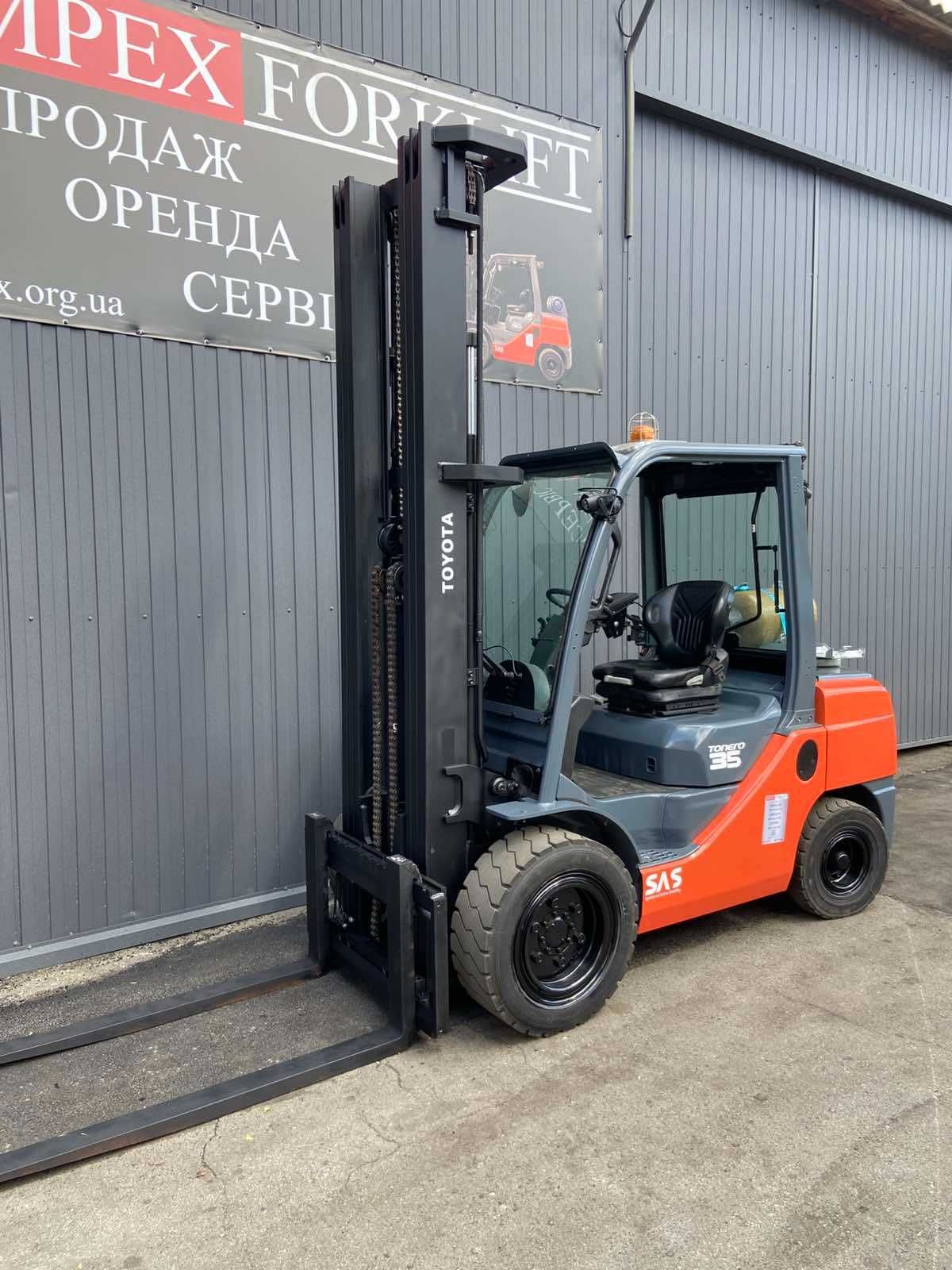 Газовий навантажувач TOYOTA 02-8FGJF35, 2018 рік, 3.5 тон, погрузчик