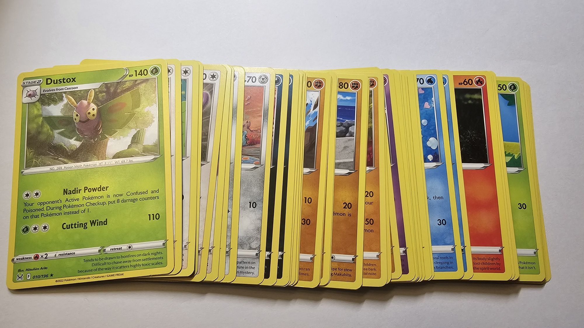 TCG Pokemon Lost Origin Bulk 45 kart bez powtórek
