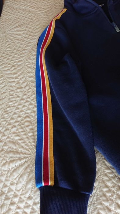 Sweat com Zip Lacoste como novo