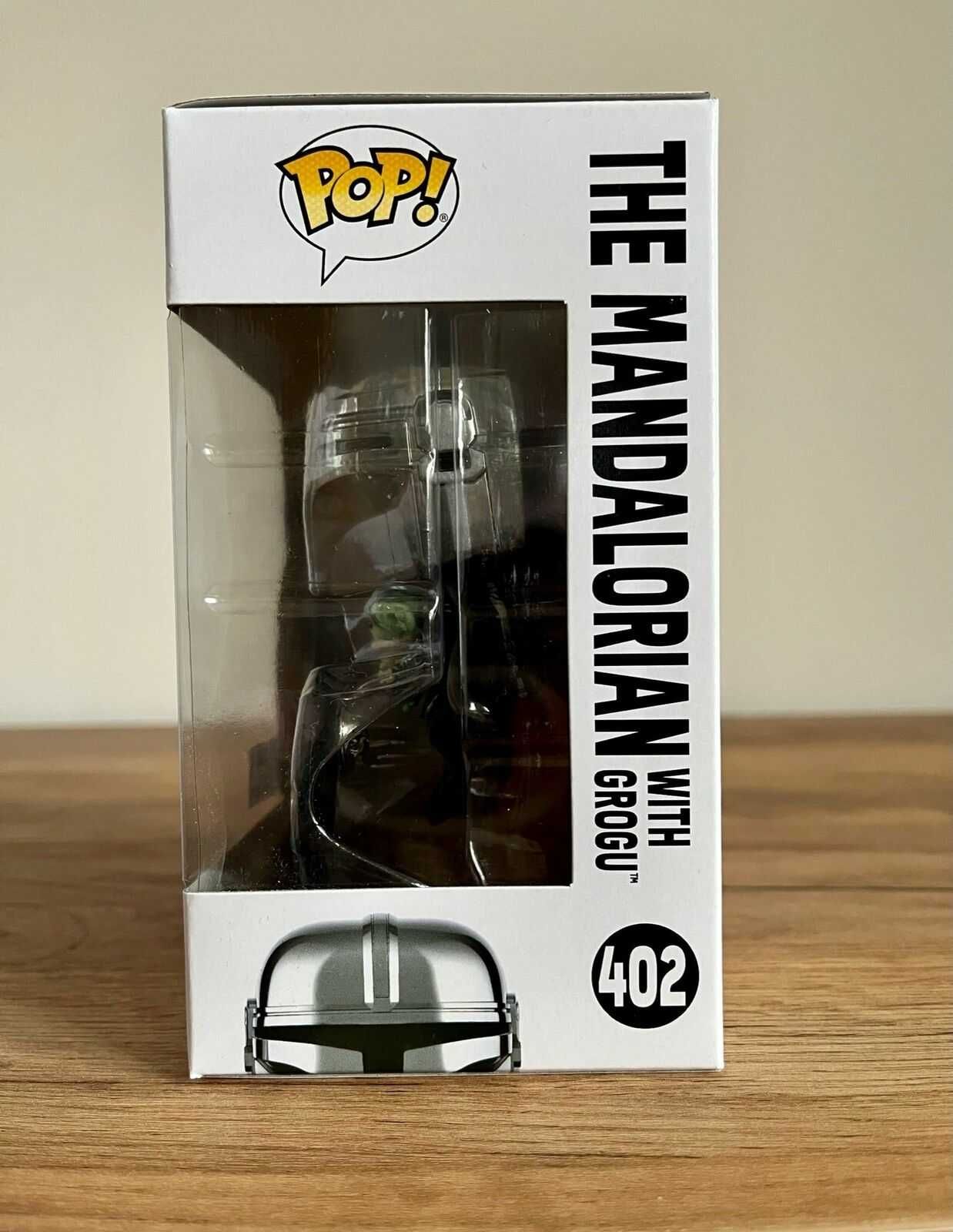 Star Wars - 402 - Mandalorian Flying Grogu Chrome Amazon Ed. Funko Pop