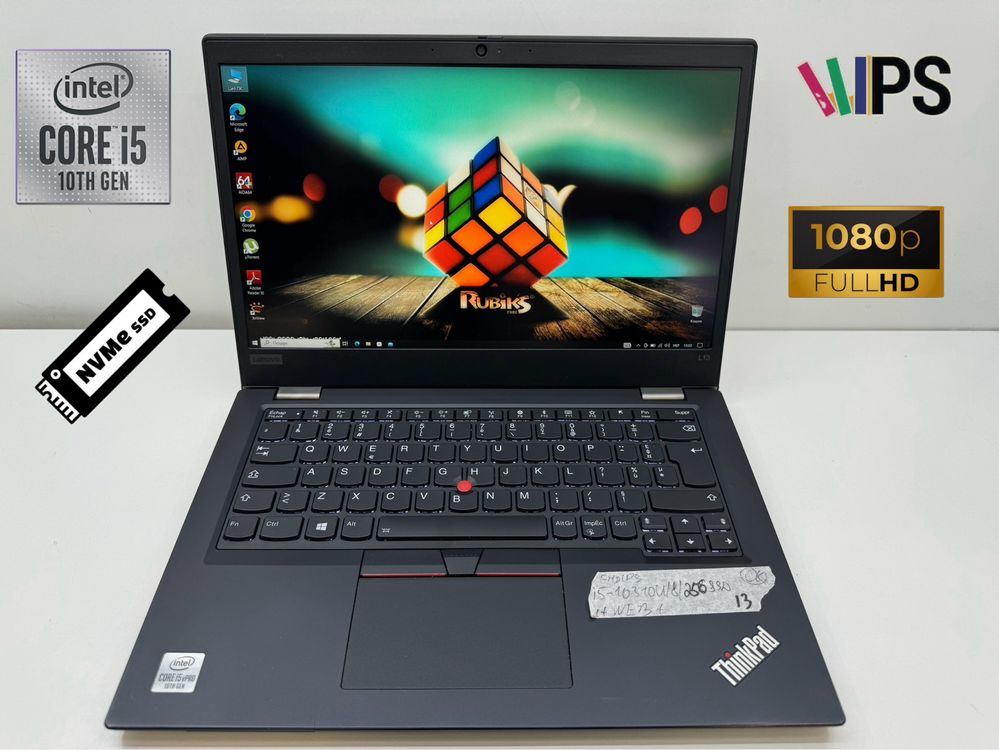 Lenovo ThinkPad L13 - i5-10310U/8GB/ 256ssd/ 13.3" FullHD IPS/W10 Pro