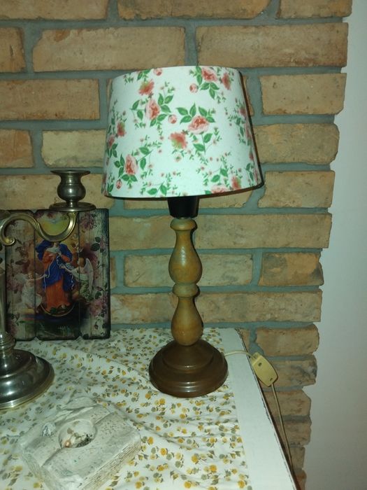 Lampka nocna prl stylowa wiejska sielska