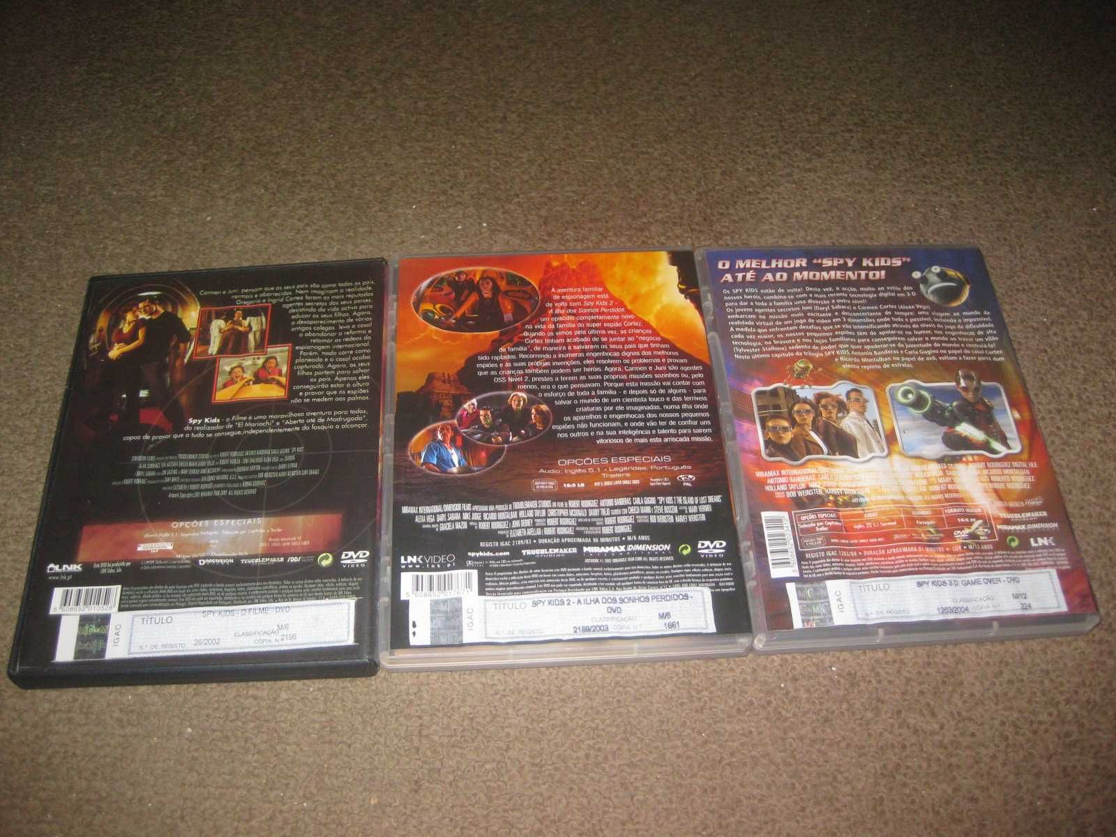 Trilogia em DVD "Spy Kids"
