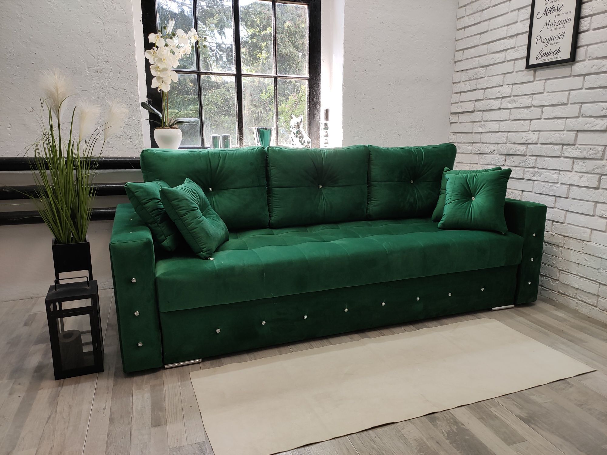 Samara pik glamour rozkładana sofa kanapa