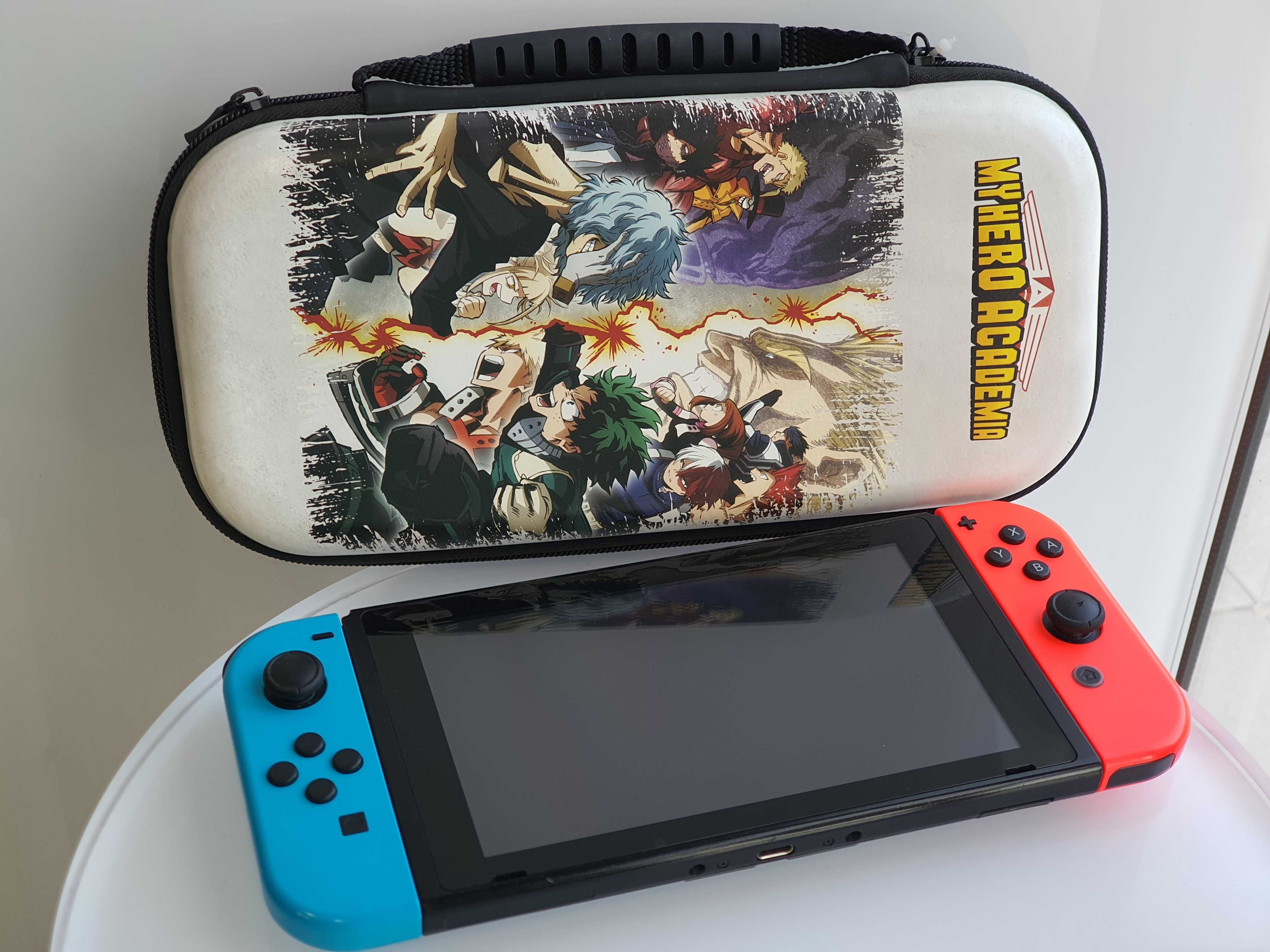 Nintendo SWITCH NEON V2 Komplet+ Etui Sklep Zamiana