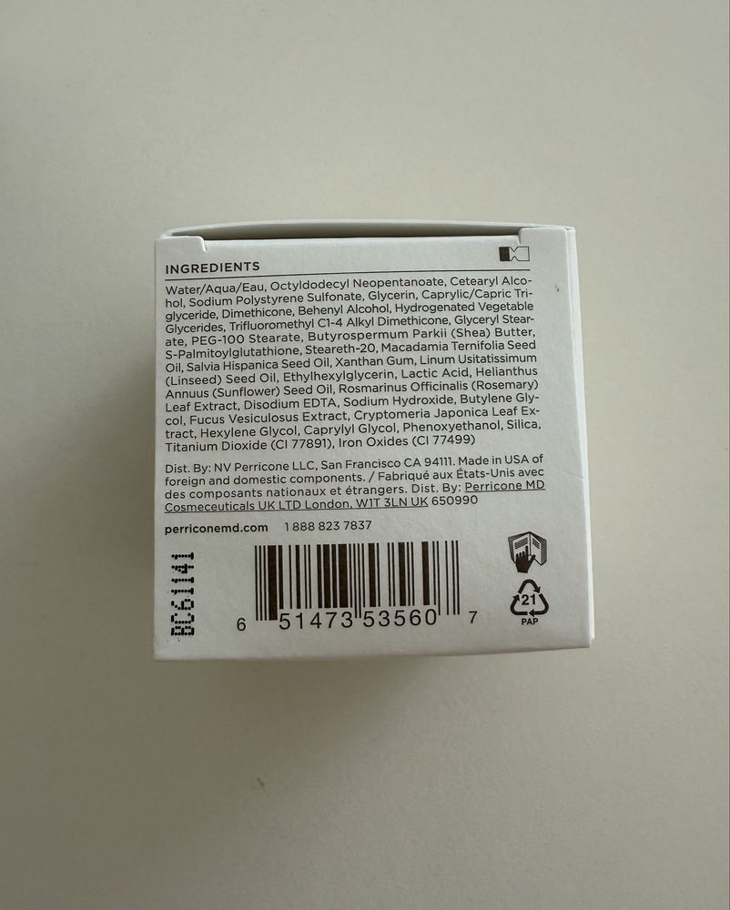 Perricone MD Smoothing & brightening under eye cream