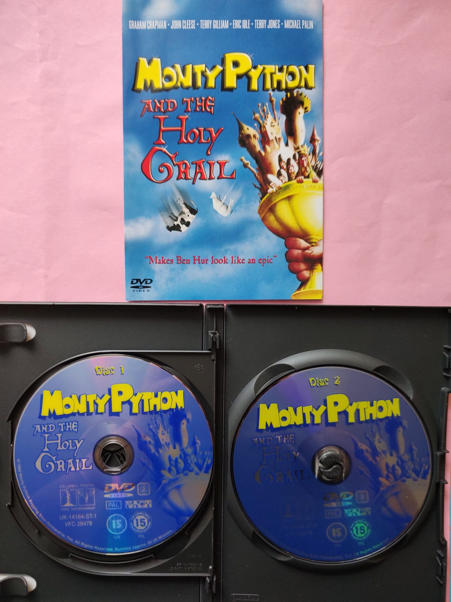 Monty Python and the Holy Grail 2 dvd  stan idealny j. angielski