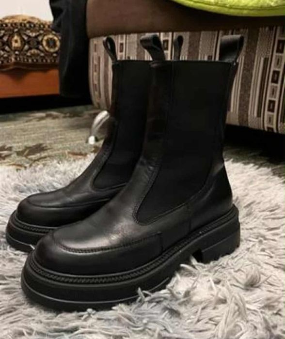 Челси сапоги зима шкіра