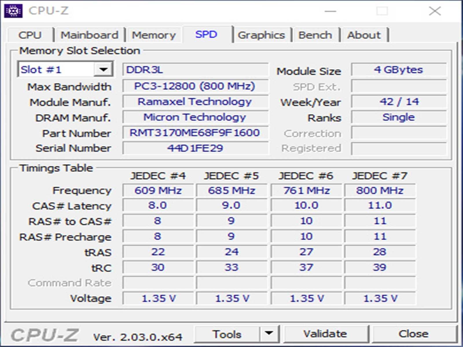 DDR3 8GB RamAxeL 12800 L