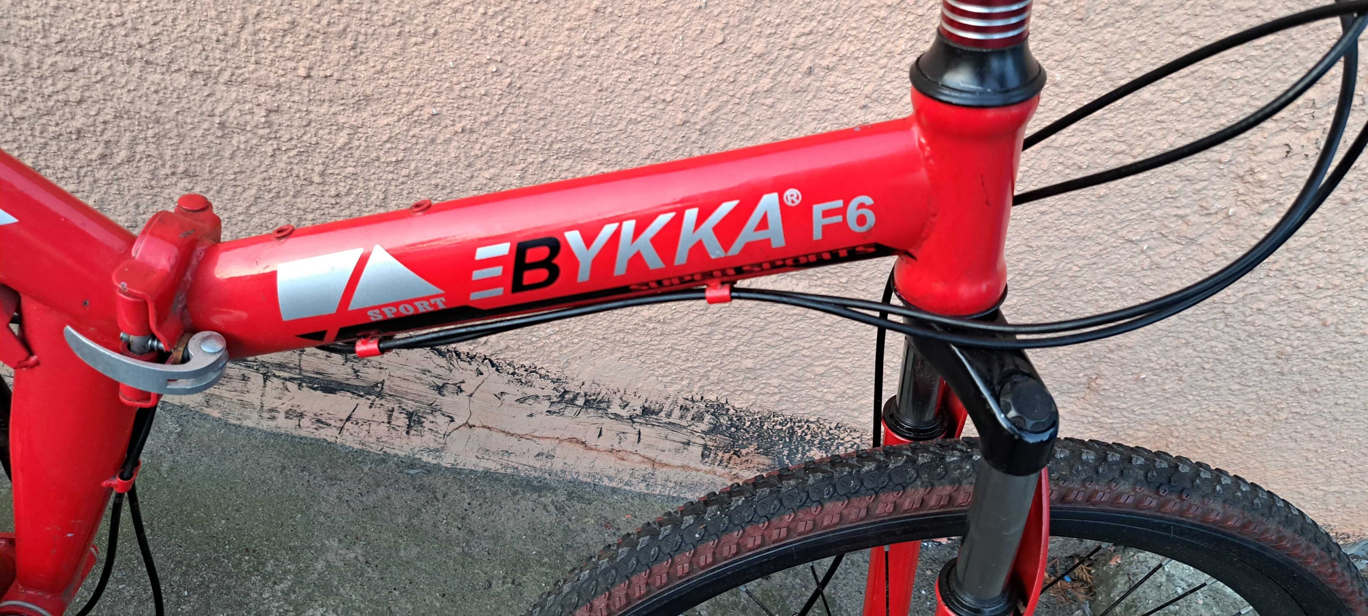 Składany rower  BYKKA F6 Sport czerwony