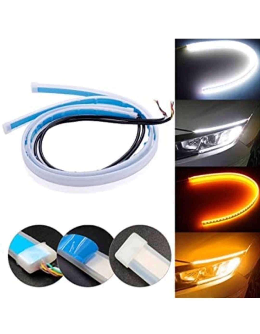 Światła do jazdy dziennej LED DRL 12V