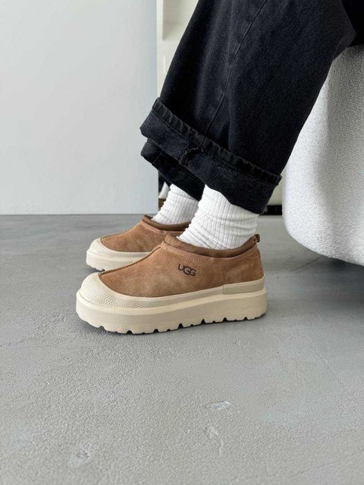 Угги UGG Tasman Hybrid Chestnut Beige / Уггі Тасман Гібрид бежеві замш