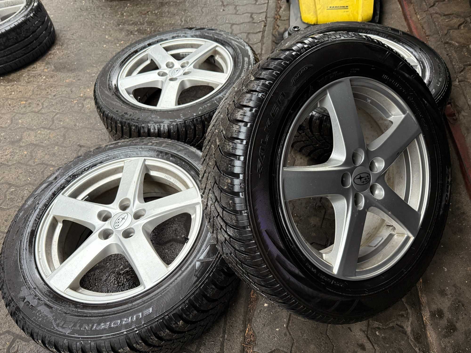Koła 17" 5x100 Subaru Forester Outback XV z oponami zimowymi