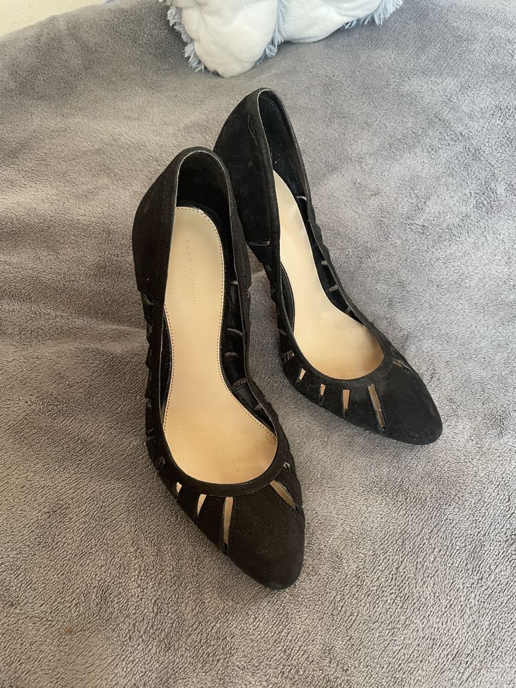 Buty damskie zamszowe Zara 37