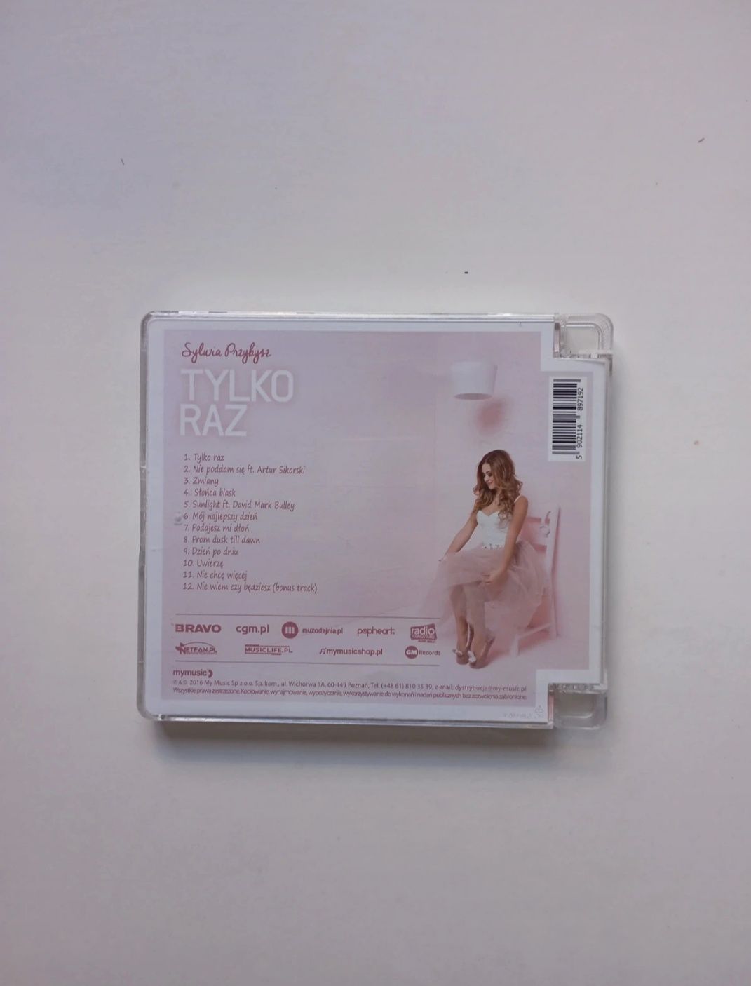 płyta CD "Tylko raz" Sylwia Przybysz