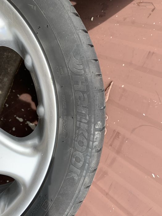 Orginalne Mercedes A klasa 5x112 16 cali z oponami 205/45r16