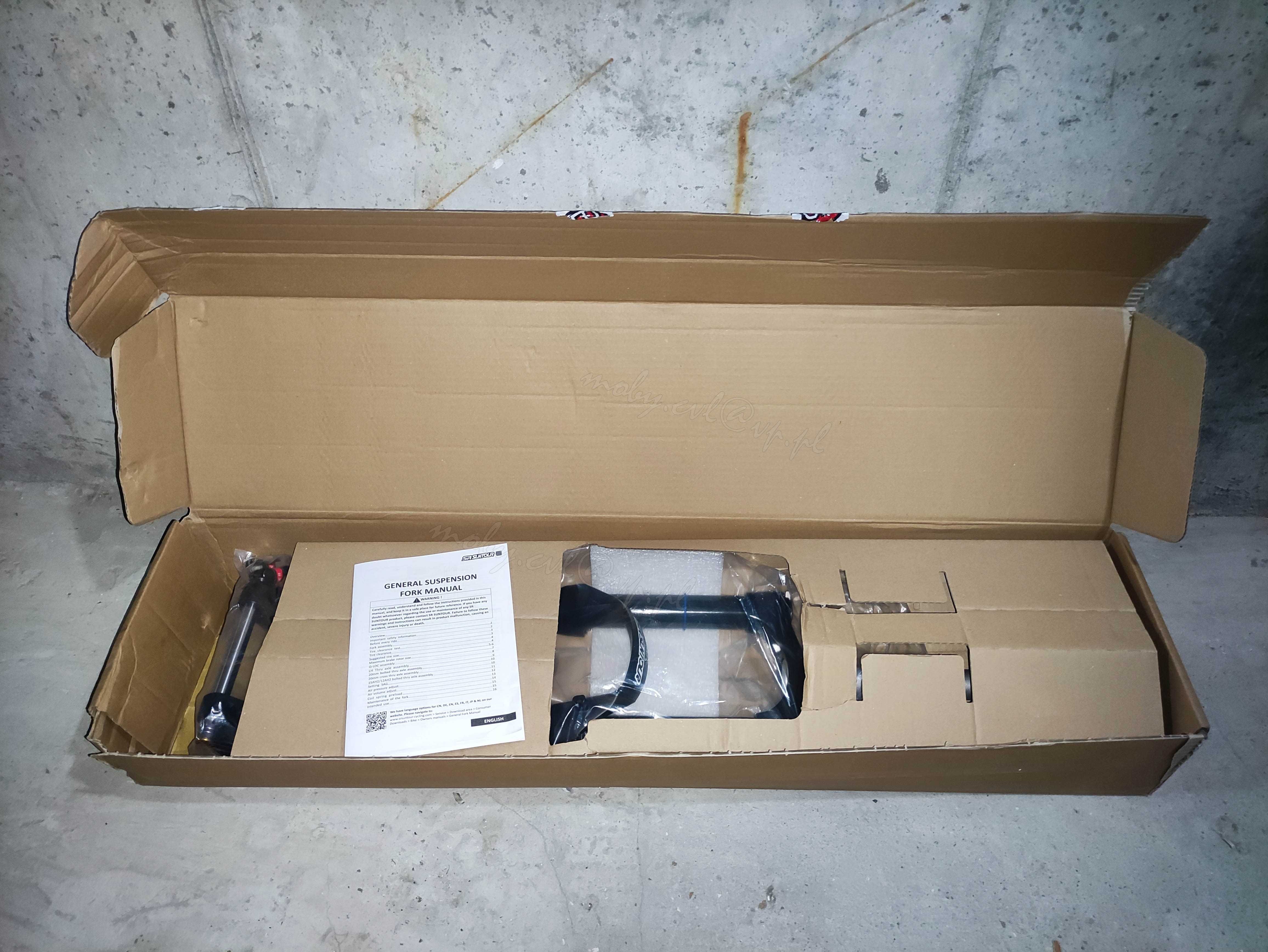 Nowy amortyzator Aion 27,5" LO-R 160mm skoku, piasta boost 110 oś 15Q
