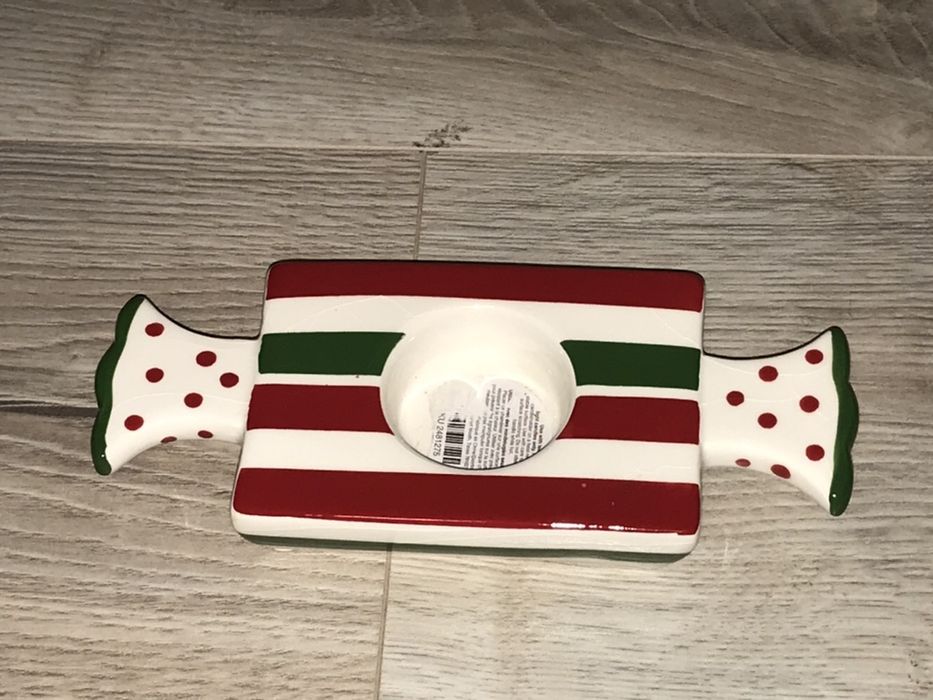 Swiecznik świąteczny cukierek