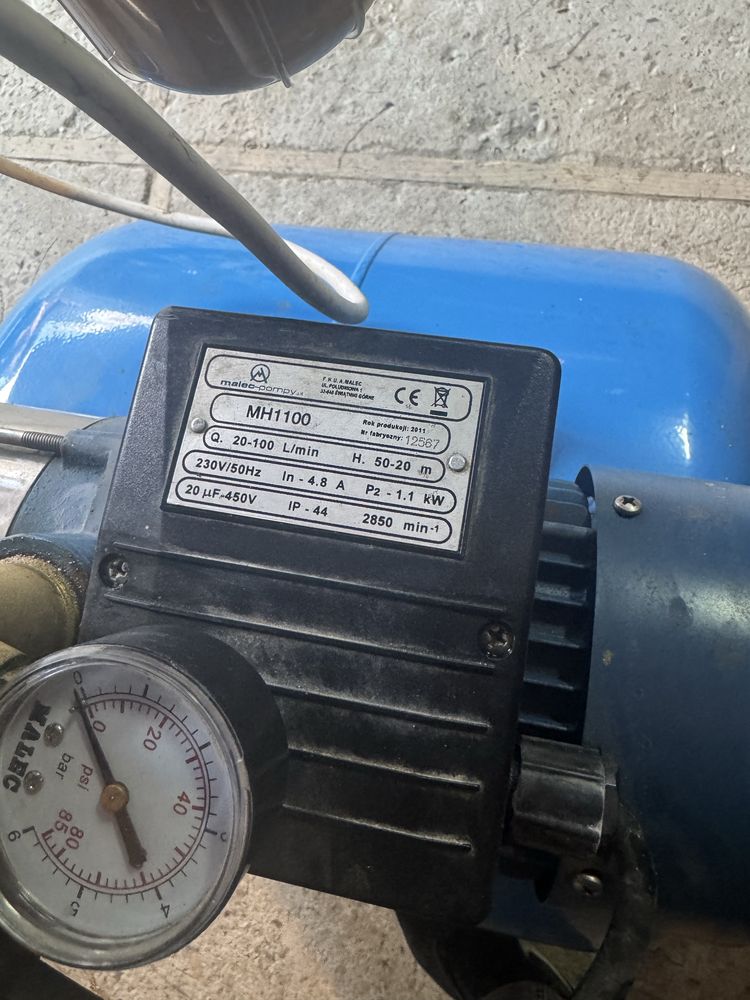 Zbiornik hydroforowy IMERA 100l gotowy zestaw