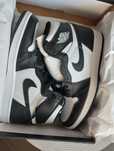 czarno biale Jordan 1 damskie buty sportowe air jordan 1 nike czarne