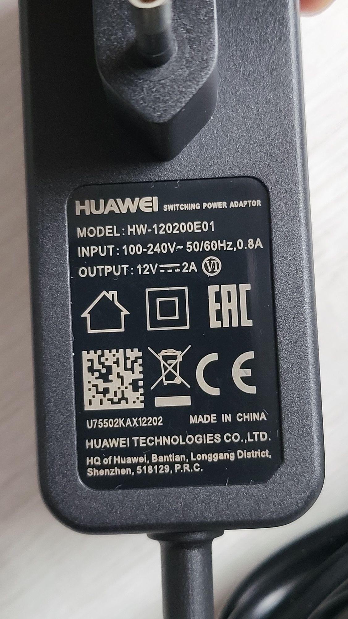 Zasilacz Huawei 12V 2A 24W do routera B525 oryginalny nowy