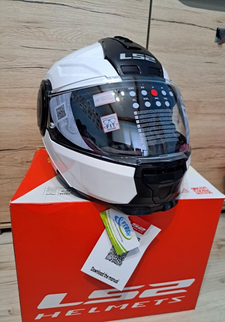 Kask motocyklowy szczękowy Ls2 (ff902 scope) z blendą przeciwsłoneczną