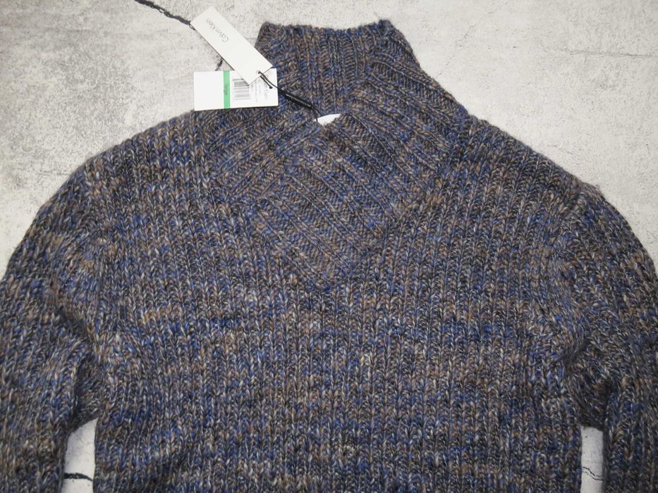 Calvin Klein sweter z wełna damski oversize L