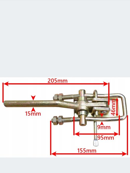 Замок борта + скоба / причеп, самоскид