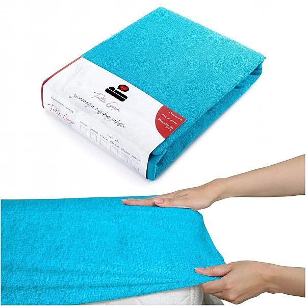 Prześcieradło 180x200 Jednolite Bawełna Frotte z Gumką Gaja 12