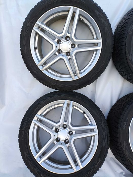 4x Alufelgi koła 5x108 245/45r18 zimowe Nokian Volvo super stan!