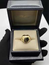 Золотое кольцо сердце Chopard