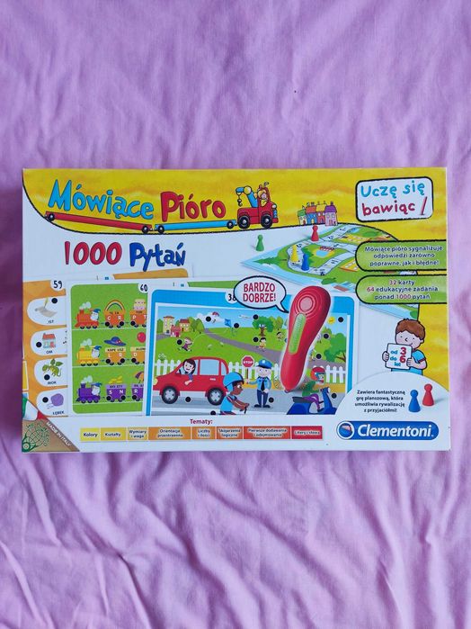 Mówiące pióro clementoni 1000 pytań
