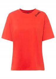 B.P.C t-shirt damski z haftem czerwony ^40/42