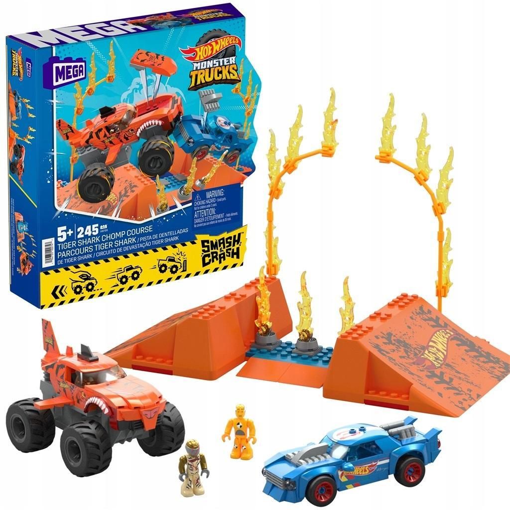 Mega Hot Wheels Monster Trucks Tiger Shark Hkf88