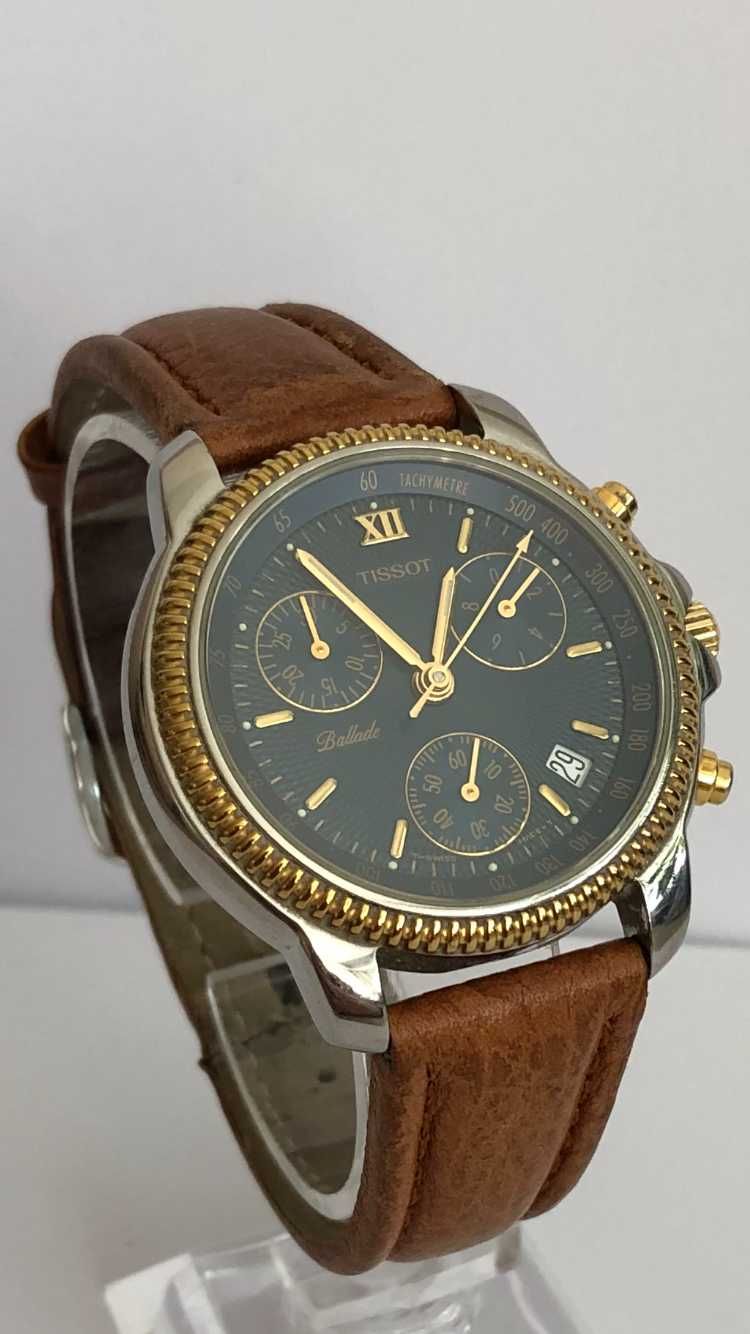 Tissot Ballade Chronograph, piękny luksusowy zegarek męski, HIT!!!