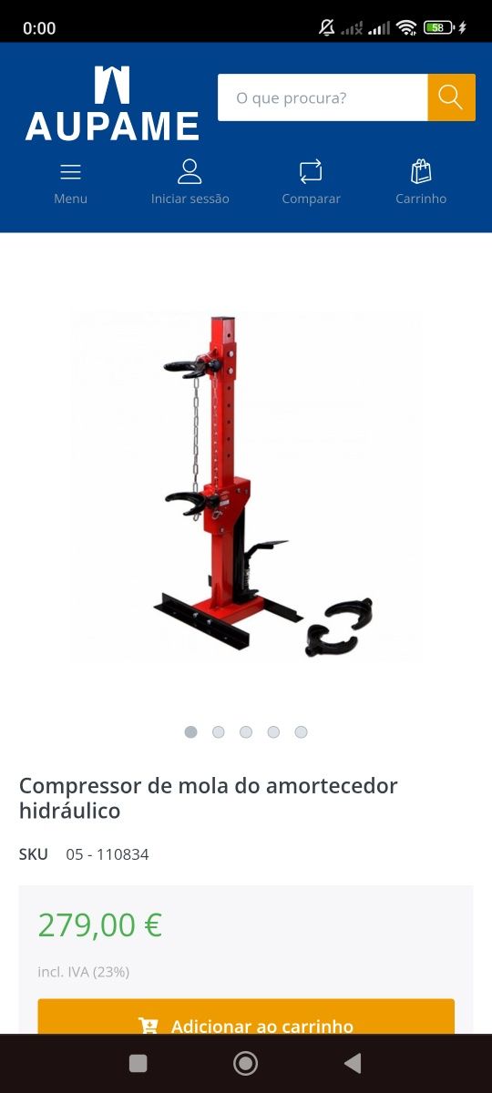 Compressor hidráulico para amortecedores