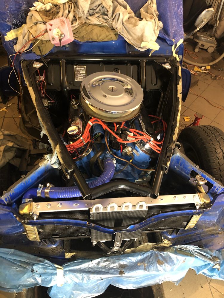 Peugeot  203 Projek silnik v8 z 1957roku