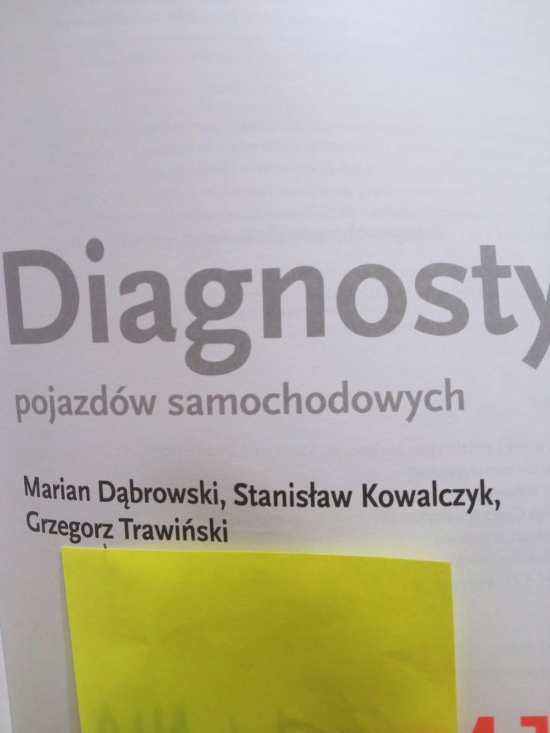 Diagnostyka pojazdów samochodowych